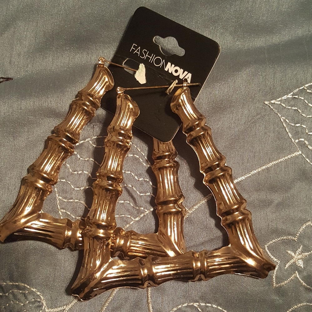 Bamboo earrings